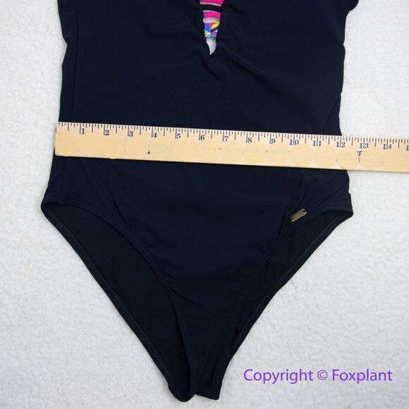 NEW Banana Moom one piece black swimsuit, size 38/ US 2-4 - Picture 4 of 15